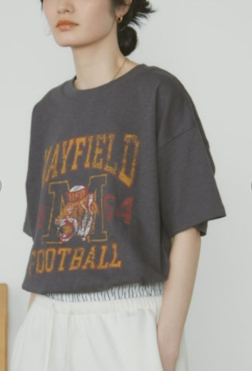 復古顏料印刷品 T